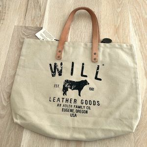 COPY - COPY - Will Leather Goods Canvas tote NWT